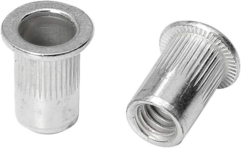 Sprite Science 120pcs 1/4-20 Aluminum Rivet Nuts Threaded Inserts Rivnuts Nutsert 1/4-20UNC - Image 4